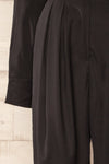 Cracovie Black Utility Jumpsuit w/ Long Sleeves | La petite garçonne sleeve