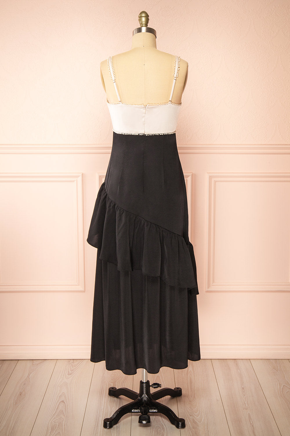 Crissie | Long Asymmetrical Tiered Dress