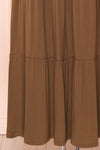 Cupido Khaki Tiered Midi Skirt | Boutique 1861 bottom