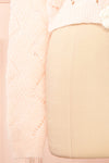 Cupidona Pink Open-work Crochet Cardigan w/ Flowers | Boutique 1861  bottom