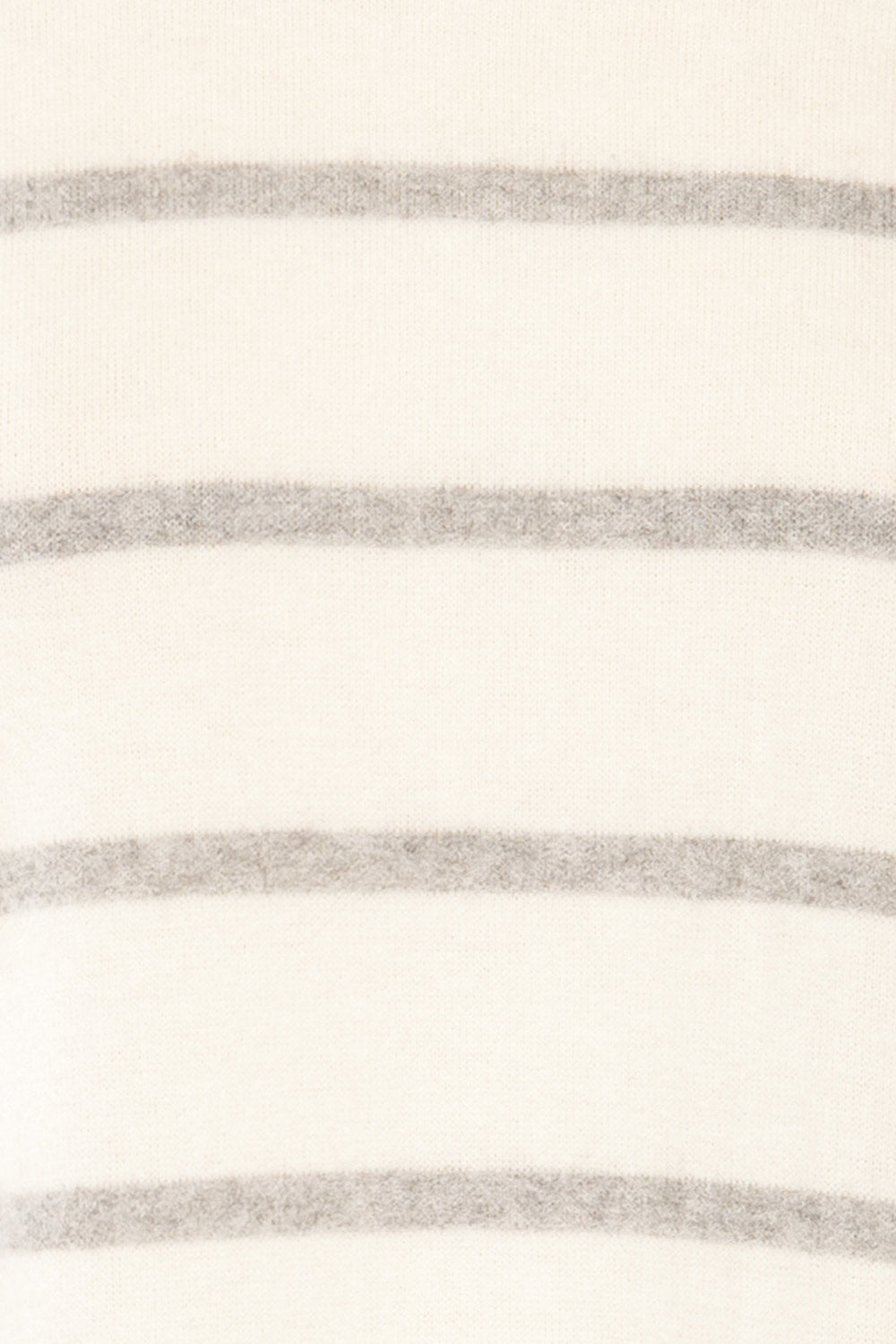 Cyprus Striped Mock Neck Sweater | La petite garçonne fabric 