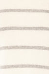 Cyprus Striped Mock Neck Sweater | La petite garçonne fabric