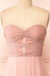 Cyrilla Midi Pink Tulle Dress | Boutique 1861 front close-up