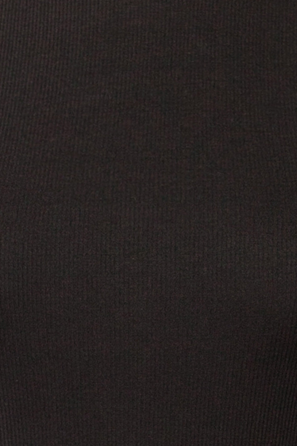 Daegu Black Long Fitted Ribbed Dress | La petite garçonne fabric 