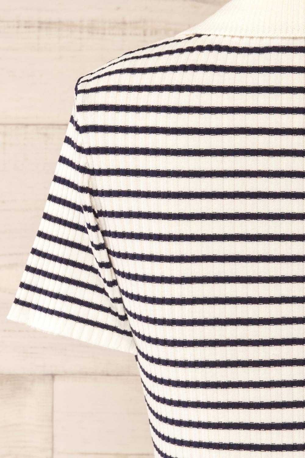 Dalby Striped Stretchable Polo | La petite garçonne back