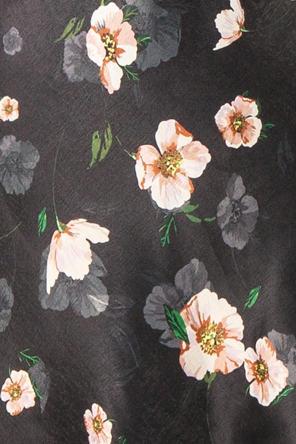 fabric of Dalilah Short Floral Dress with Open Back from Boutique 1861