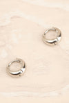 Dardilly Silver Small Hoop Earrings | La petite garçonne close-up