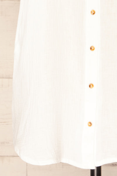 Davao Ivory Short Oversized Shirt Dress | La petite garçonne bottom