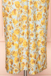 Dayna Cowl Neck Floral Midi Dress | Boutique 1861 bottom close-up