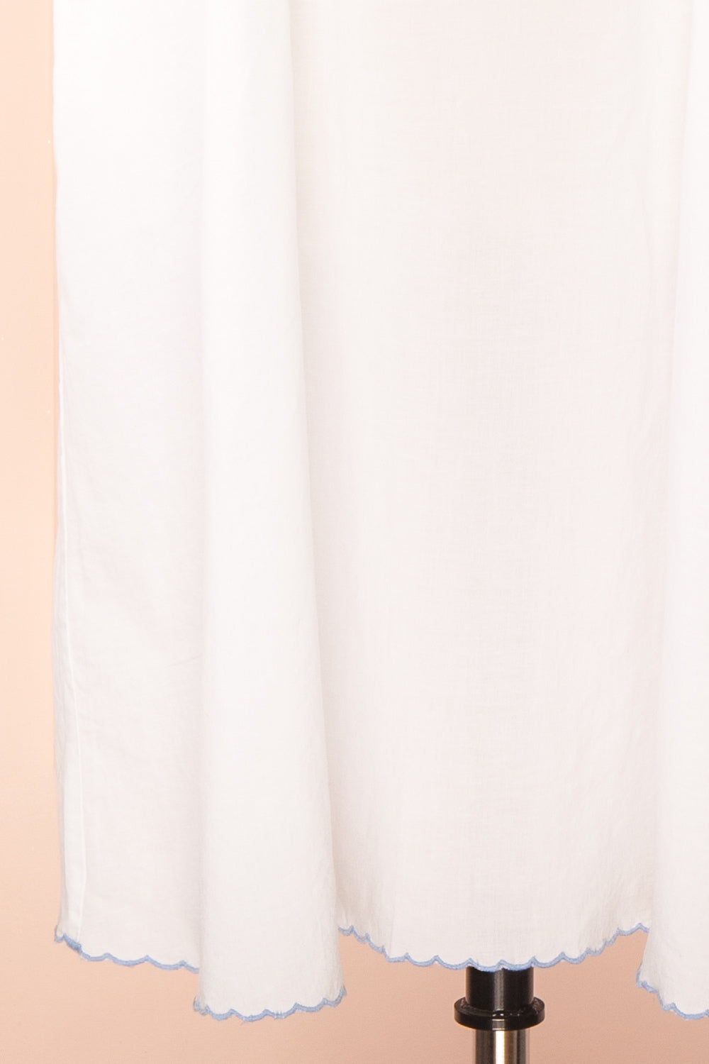 Deirdre White Midi Nightgown with Pockets by April Cornell | Boutique 1861 bottom
