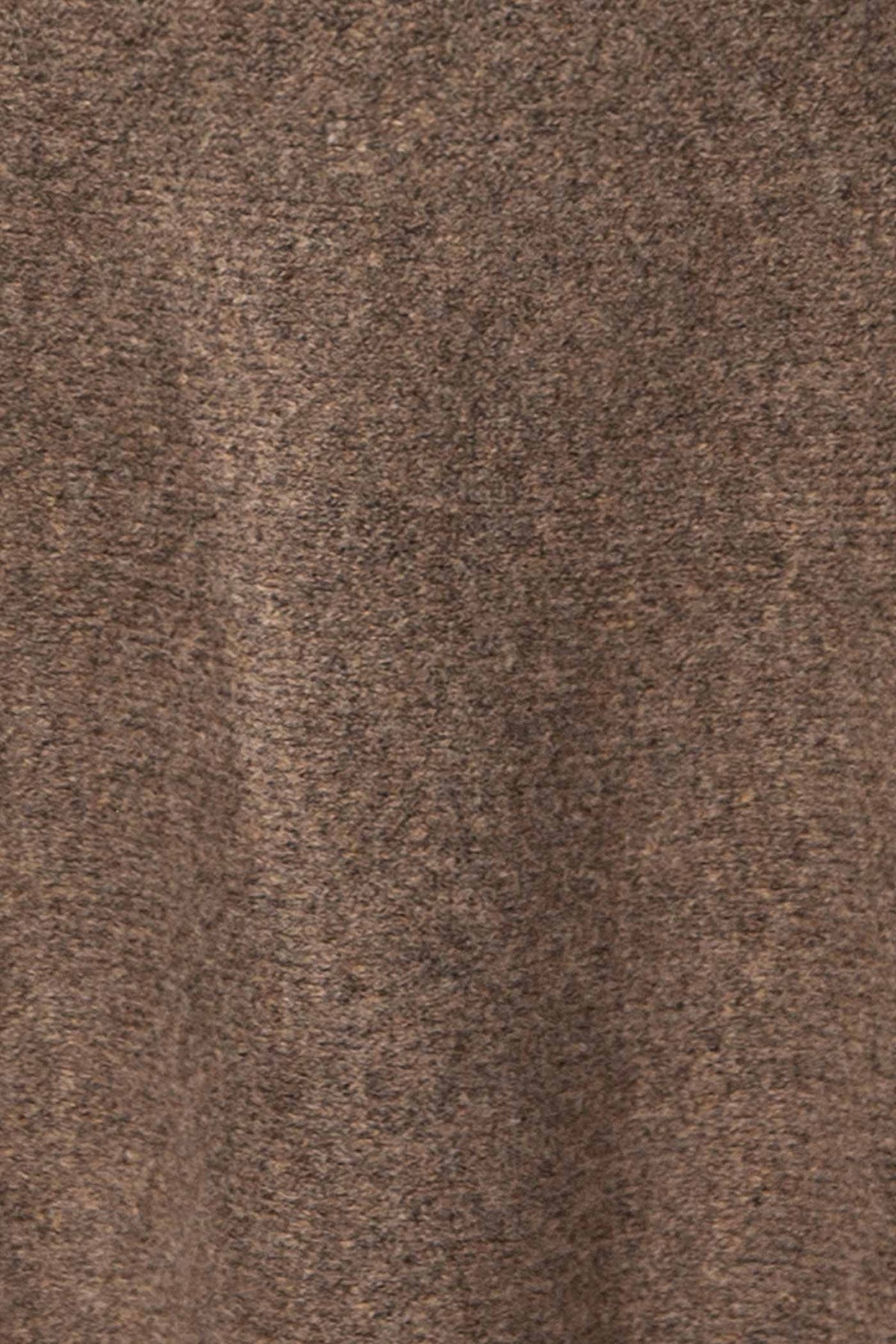 fabric view of Deventer Taupe High-Waisted Knitted Skirt at La petite garçonne