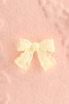 Devika Ivory Bow Earrings | Boutique 1861 close-up