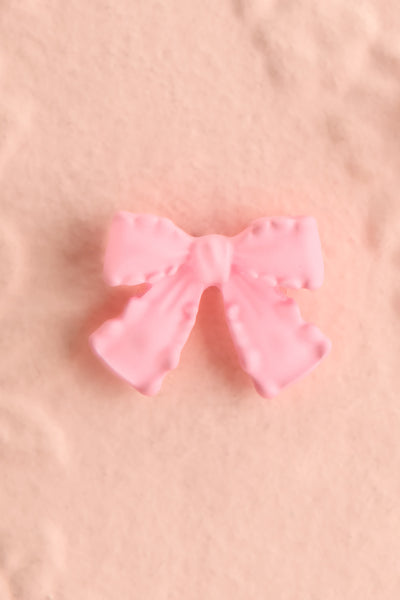 Devika Pink Bow Earrings | Boutique 1861 close-up
