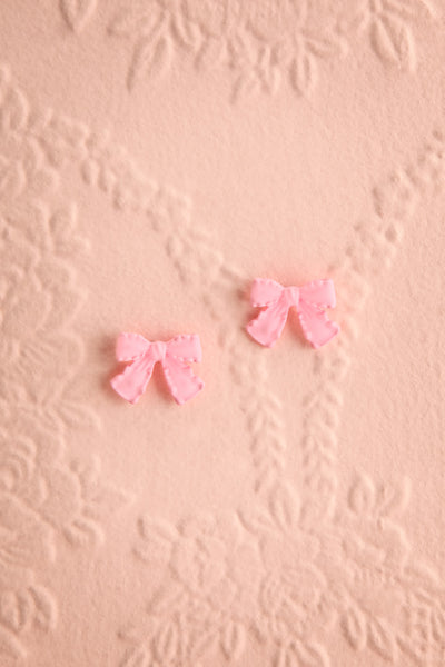 Devika Pink Bow Earrings | Boutique 1861