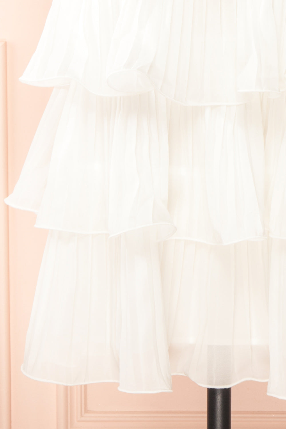 Divineia White Pleated Babydoll Dress | Boutique 1861 bottom