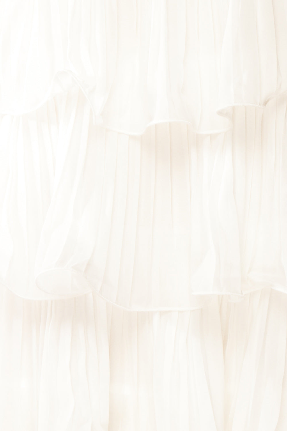 Divineia White Pleated Babydoll Dress | Boutique 1861 fabric