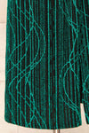 Domingo Green Knotted Dress w/ Sparkly Pattern | La petite garçonne bottom