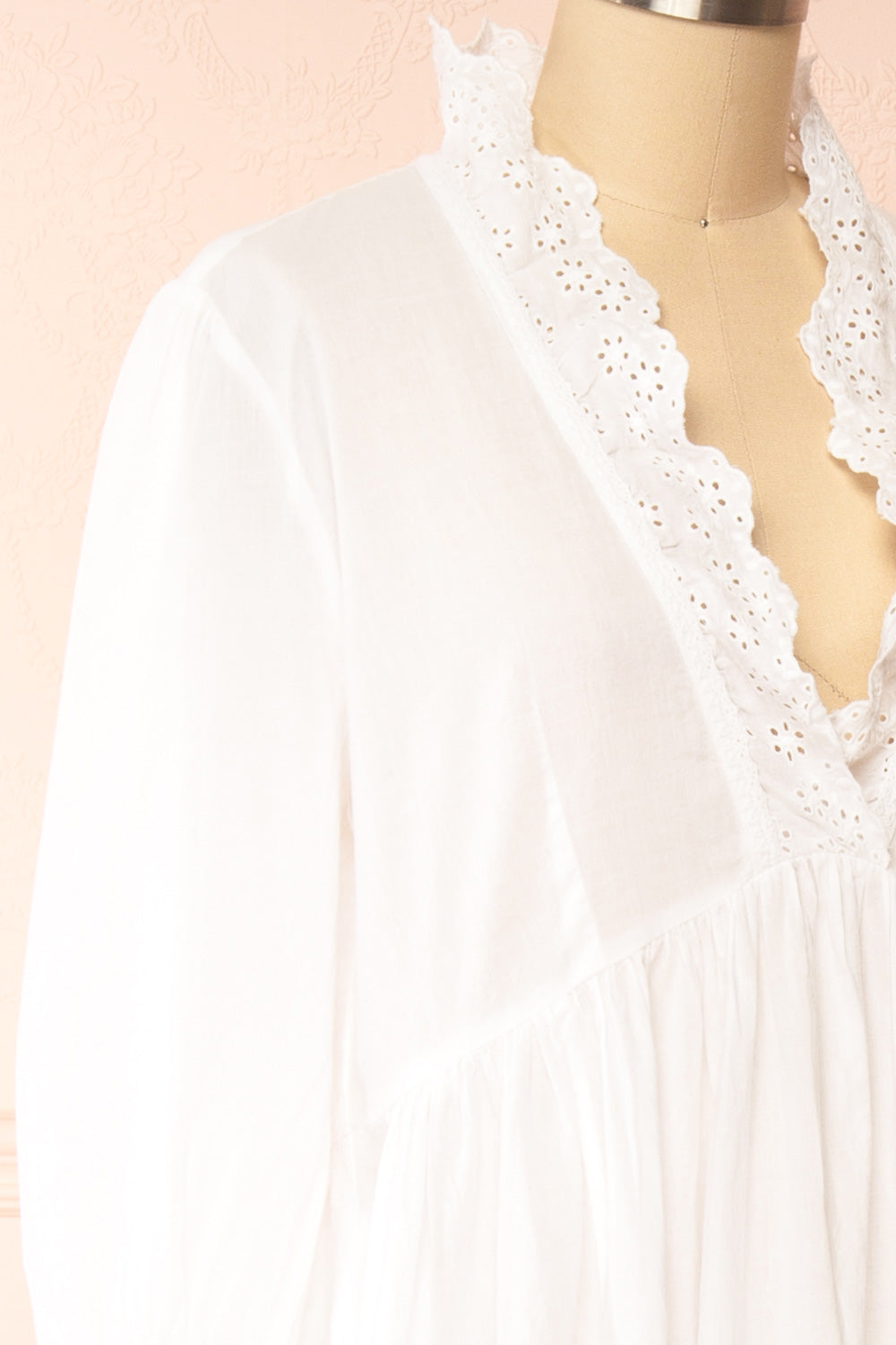 Ladies white cotton nighties hotsell