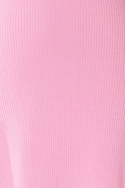 Dresden Mauve Ribbed Midi Dress | Boutique 1861 texture