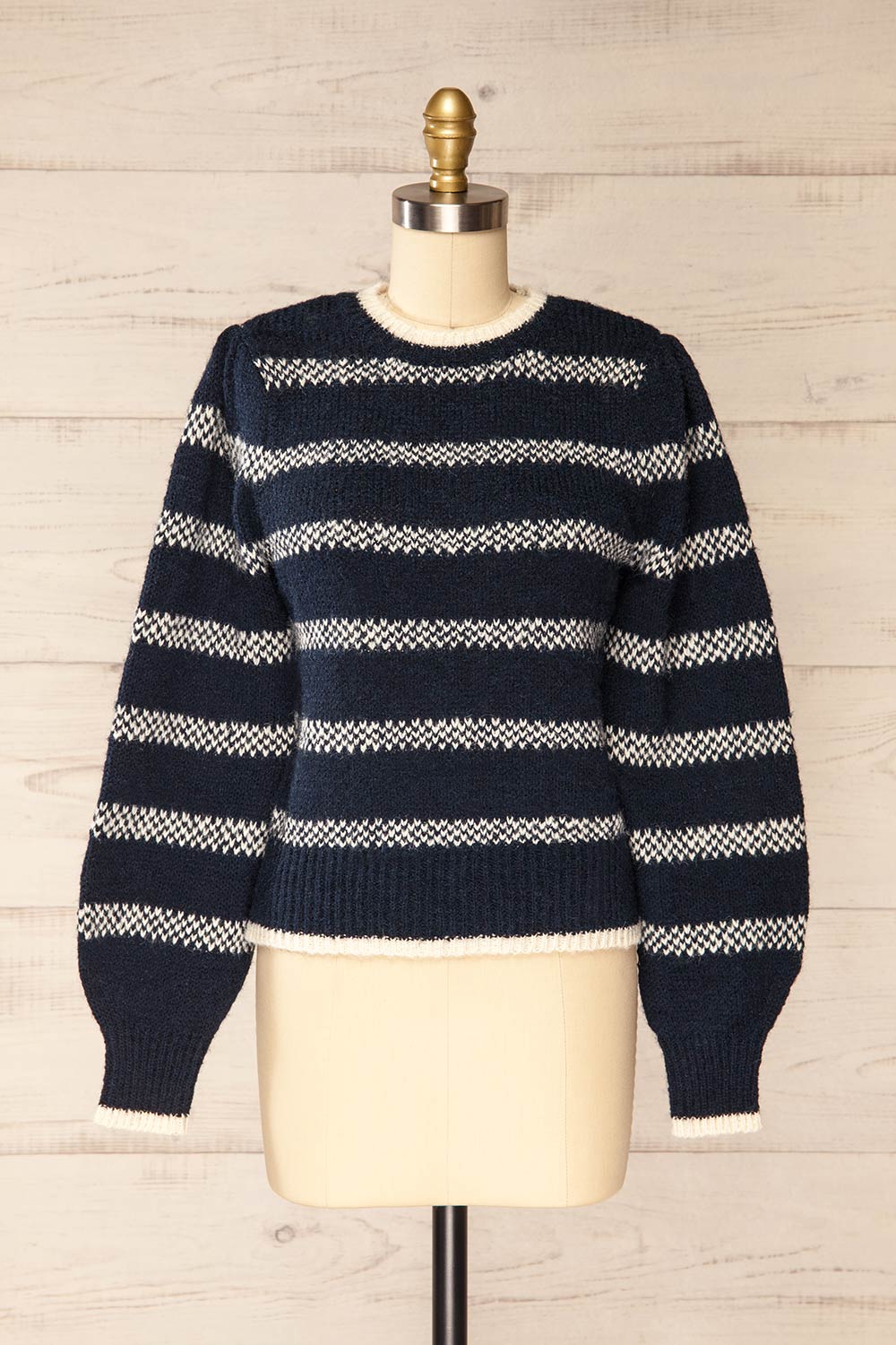 Navy white clearance jumper