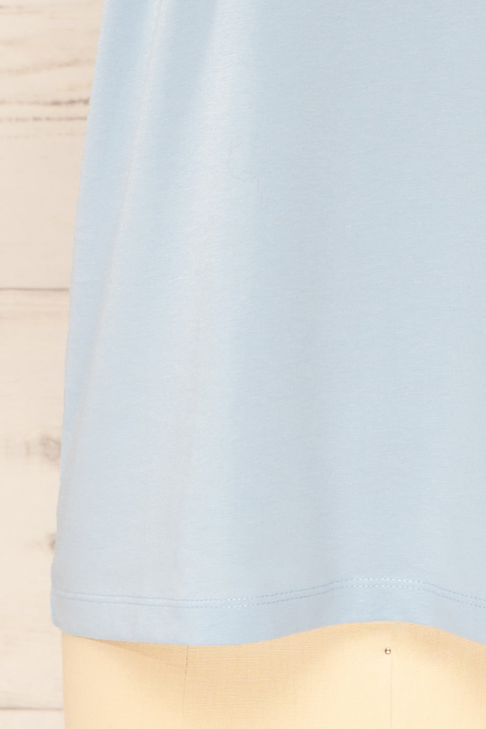 Dumka Light Blue Cotton T-Shirt with Short Sleeves | La petite garçonne bottom 