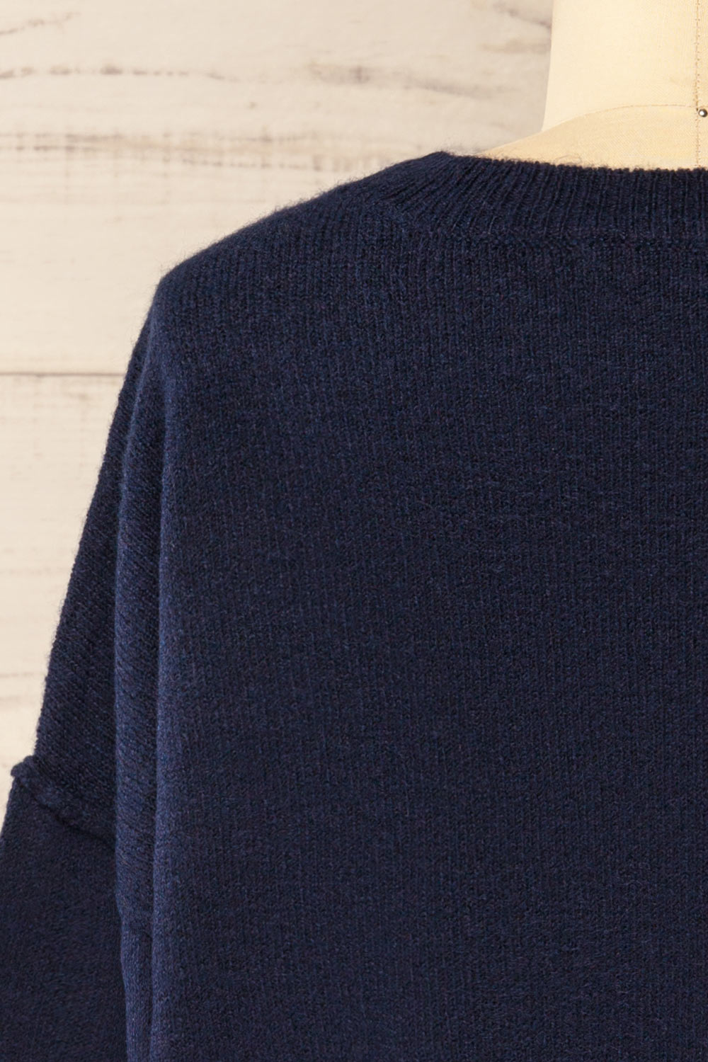 Dundee Navy Soft Loose Sweater | La petite garçonne back