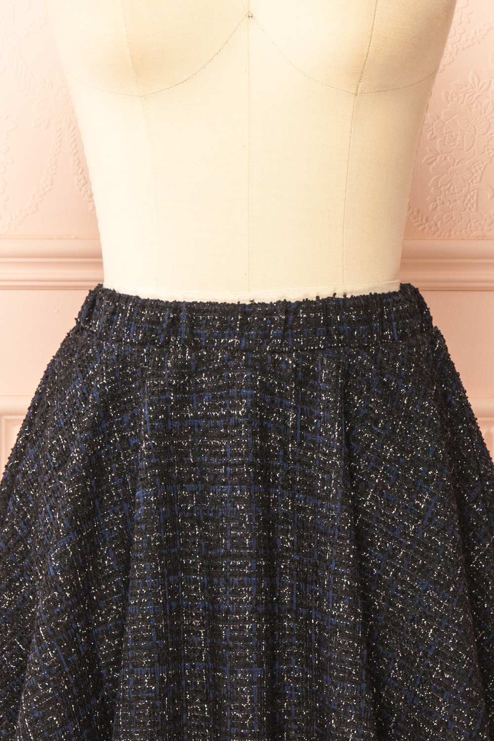 Eleonora Short Sparkling Tweed Skirt | Boutique 1861 front