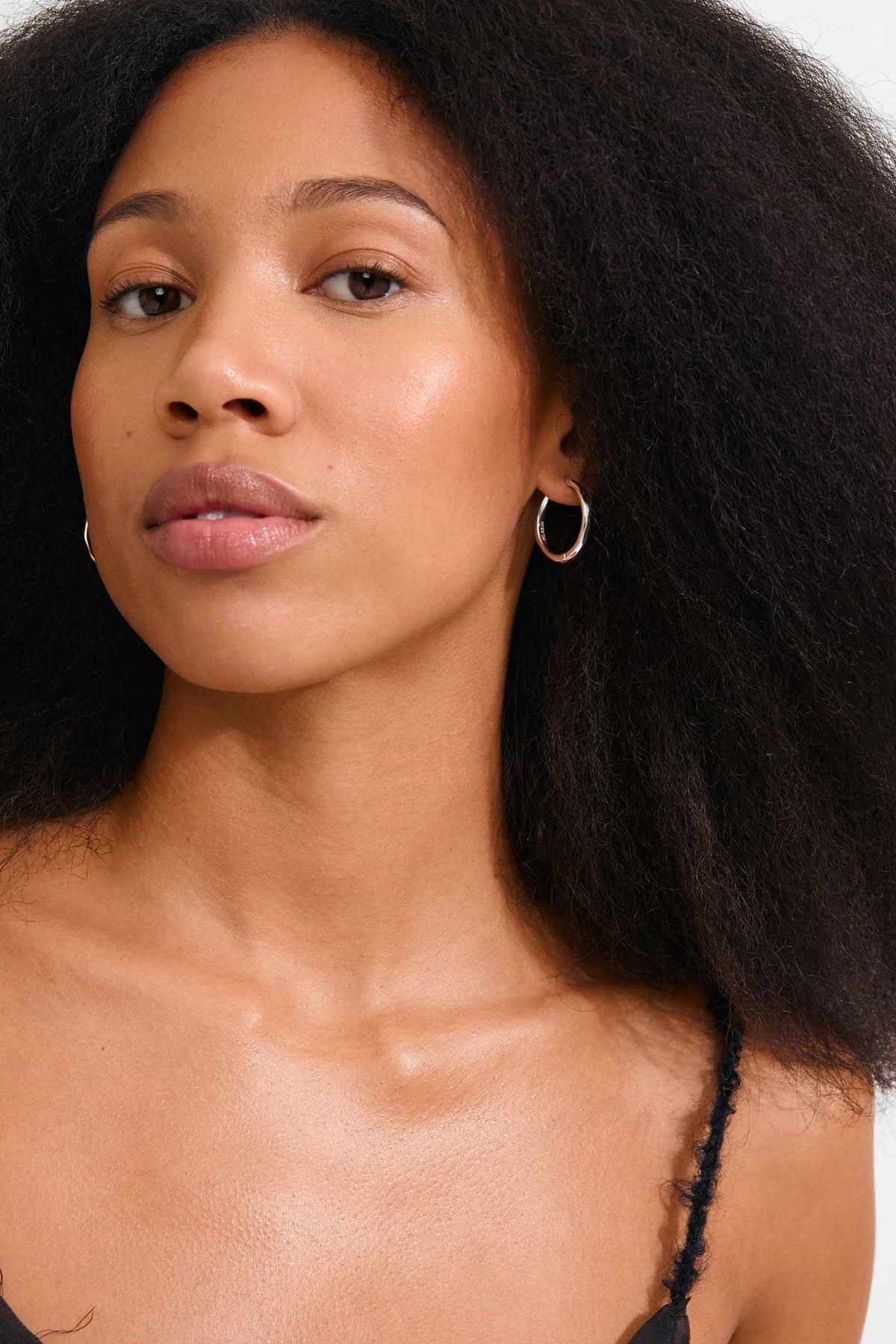 Eluda Silver | Wave Hoop Earrings by Pilgrim
