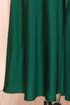 Elyrina Green Maxi Satin Dress w/ Back Opening | Boutique 1861 bottom