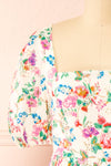 Emmelie Colourful Floral Babydoll Dress | Boutique 1861  front