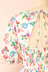 Emmelie Colourful Floral Babydoll Dress | Boutique 1861  back