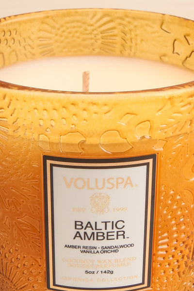 COFFRET CADEAU CHANDELLES | FOLIAGE baltic amber close-up