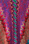 Eota Multicoloured Poncho w/ Patterns | Boutique 1861 fabric