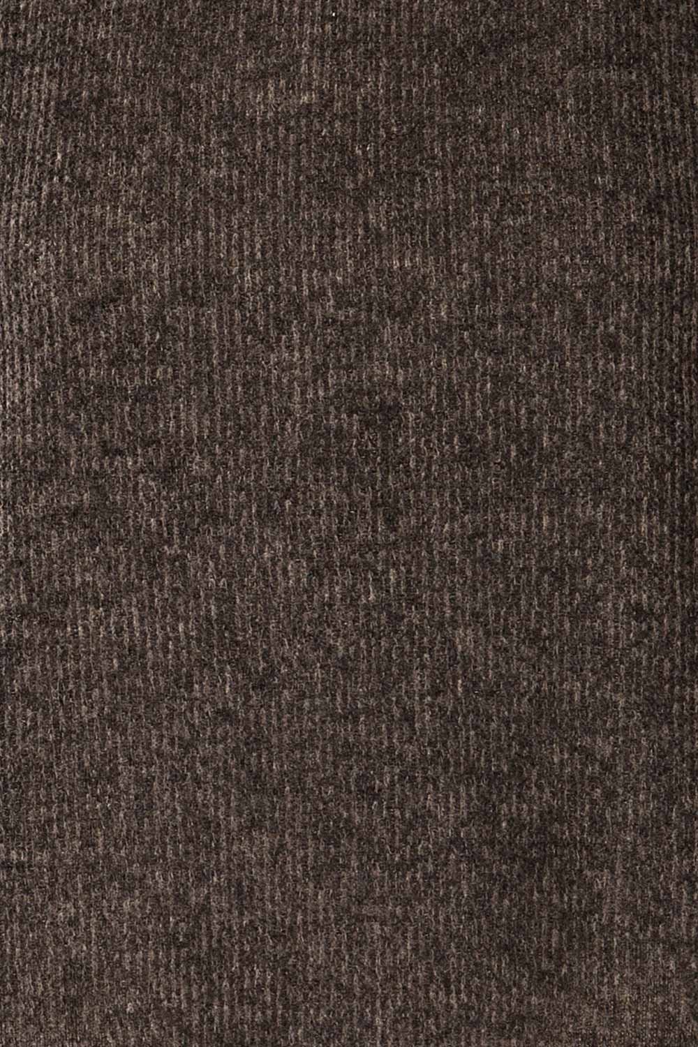 Epernay Charcoal Sleeveless Turtleneck Top | La petite garçonne fabric