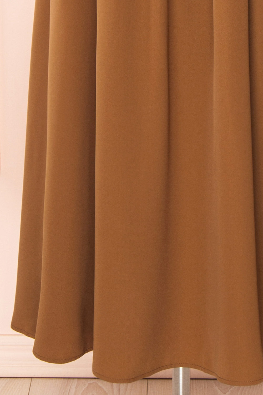 Esma Caramel Faux Suede Corset Dress | Boutique 1861 bottom 