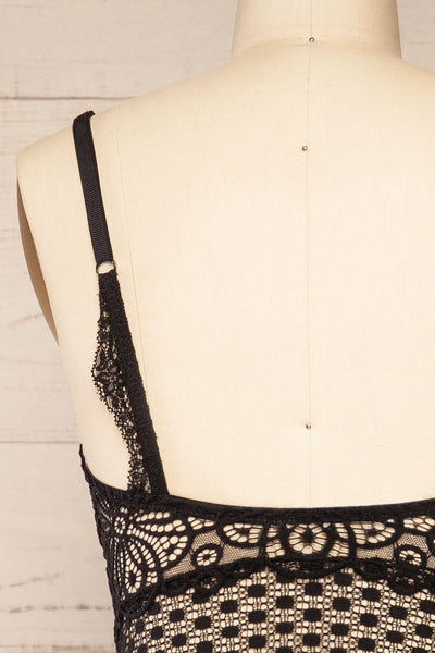 Espagna Black Lace Lingerie Bodysuit | Boutique 1861  back