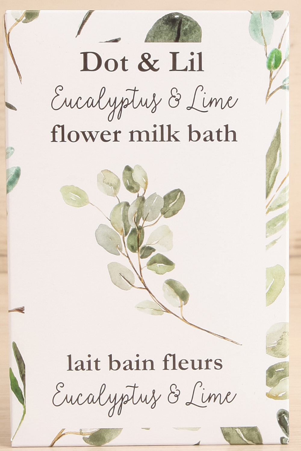 Eucalyptus & Lime Bath Milk Sachet | Maison garçonne close-up