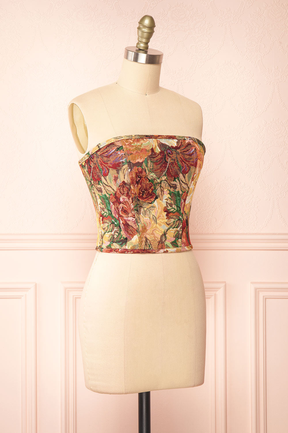 Strapless Tapestry Corset - Pretty Little Things