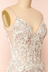 Evanthe Crystals Mermaid Wedding Dress | Boudoir 1861 side close-up