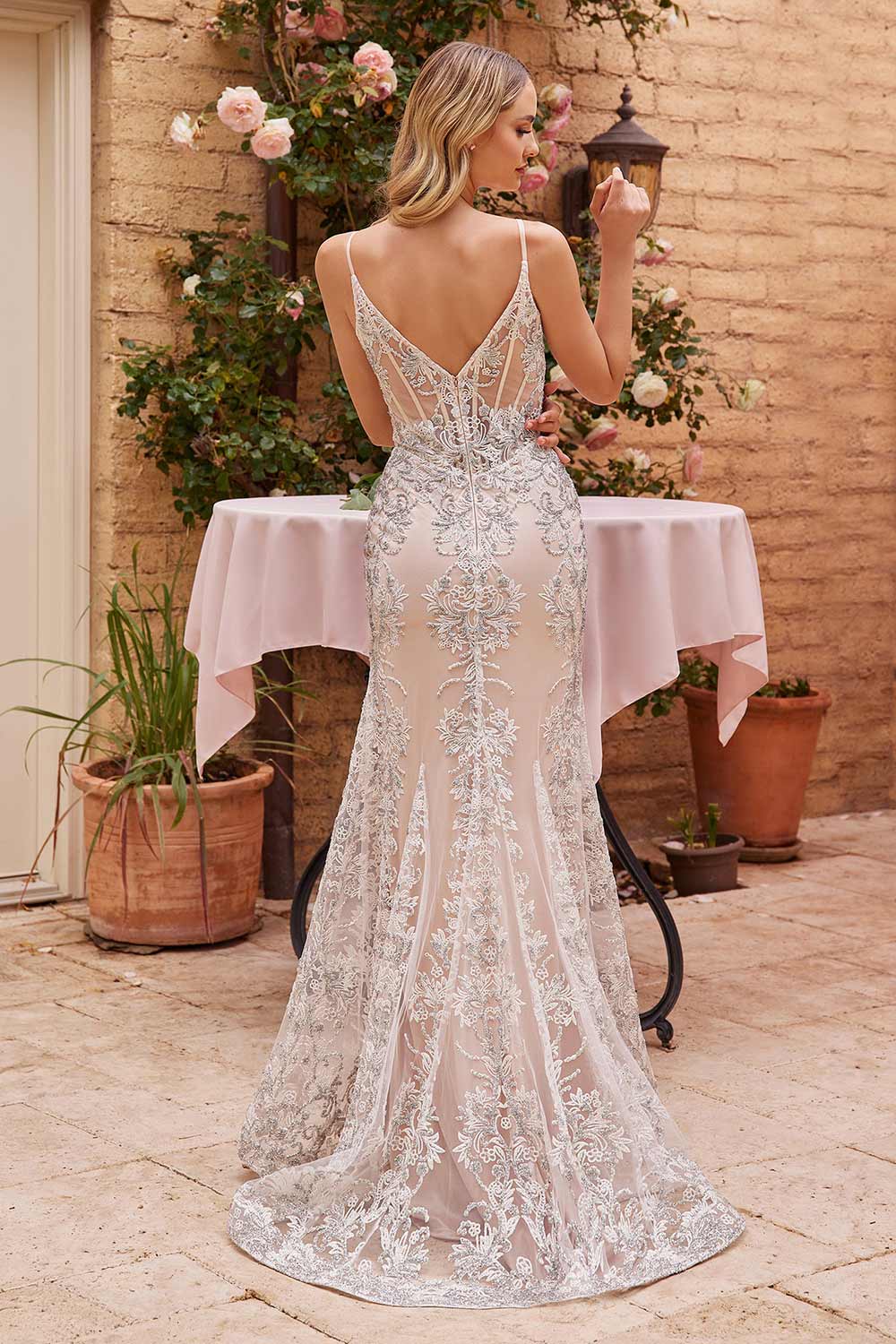 Evanthe Crystals Mermaid Wedding Dress
