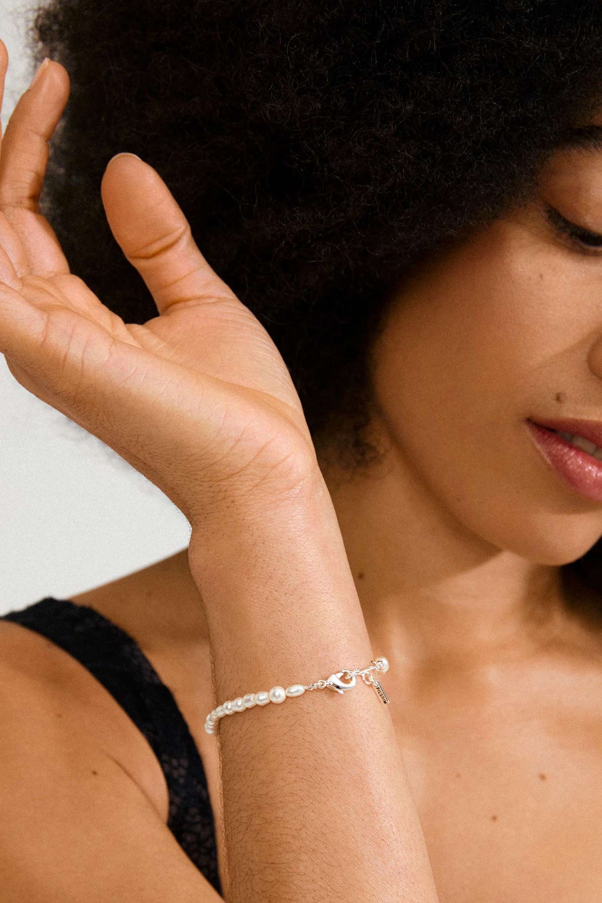 Exeter Argent | Bracelet de Perles par Pilgrim