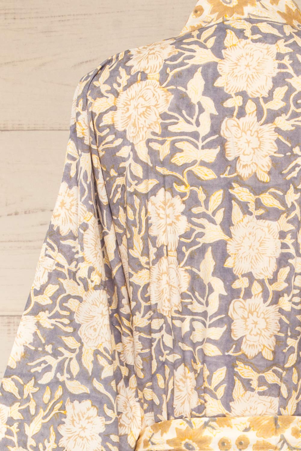 Ezran Floral Kimono w/ Pockets | Maison garçonne  back