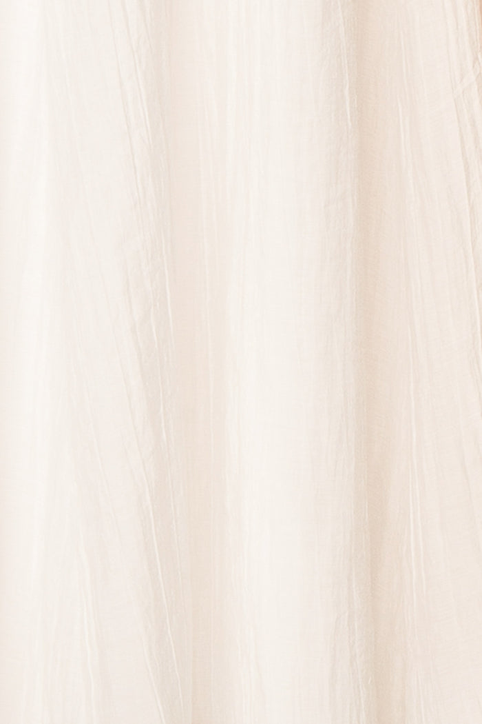 Fallon White Maxi Dress w/ Long Sleeves | Boutique 1861