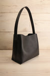Fangtell Black Faux-Leather Tote Bag | La petite garçonne side view