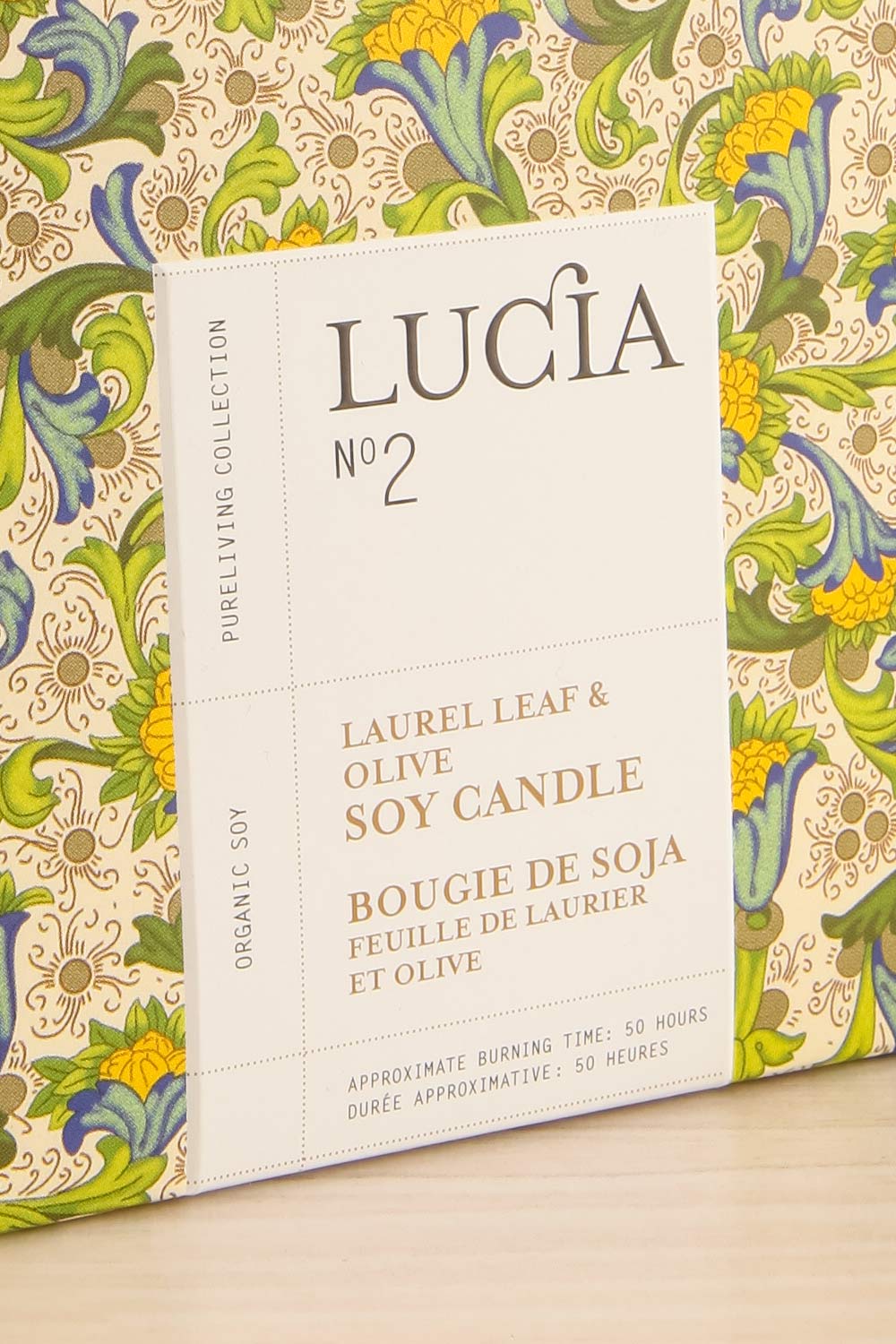 Laurel Leaf and Olive Candle by Lucia - 2 Options | Maison garçonne