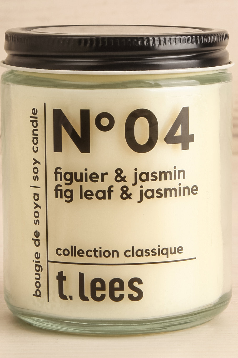 Fig Leaf & Jasmine Candle 2 Options | Maison garçonne closed close-up