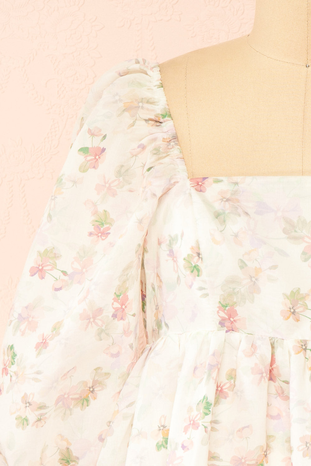 Fizelle Short Floral Babydoll Dress | Boutique 1861  front
