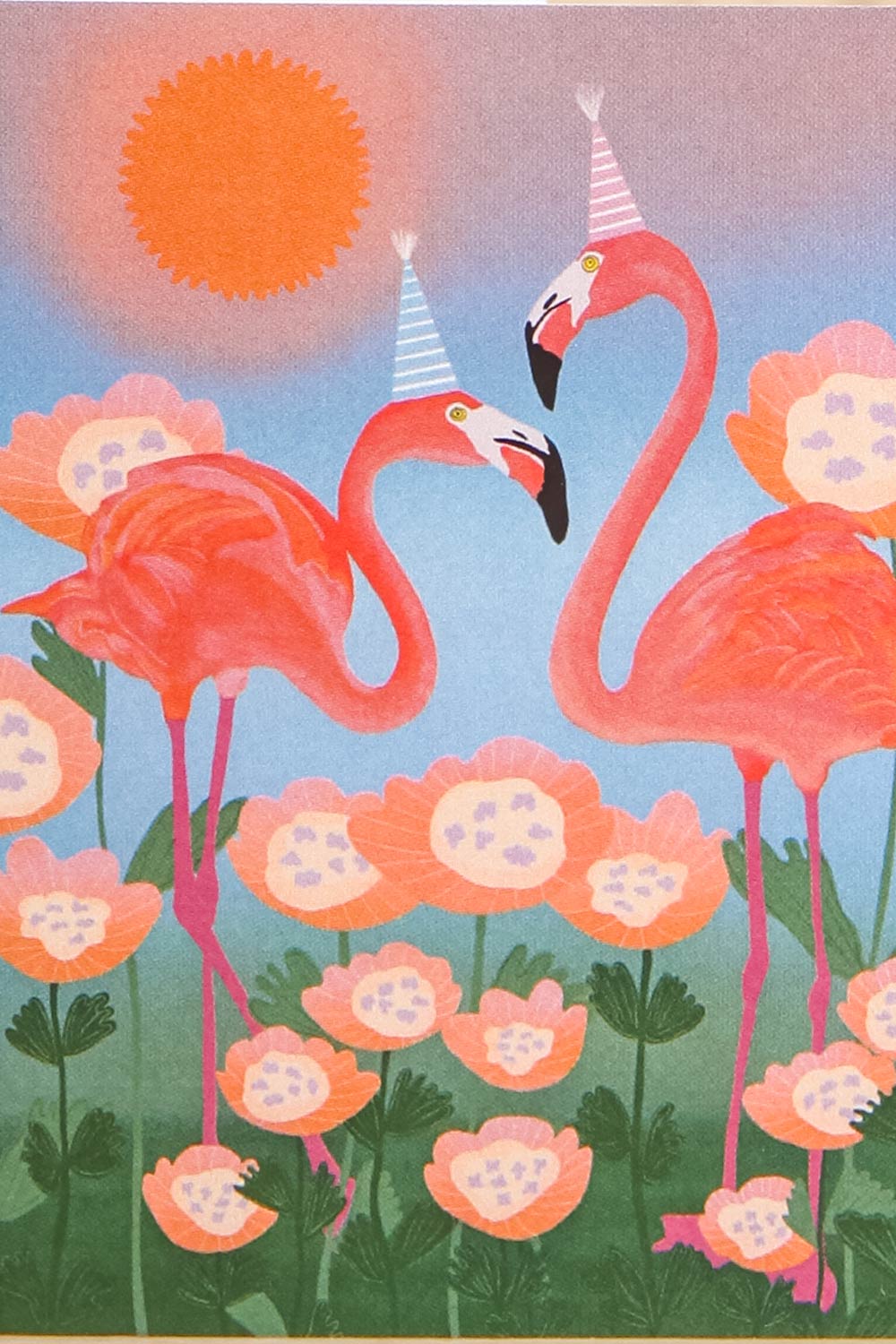 Flamingos Mini Card | Maison garçonne close-up