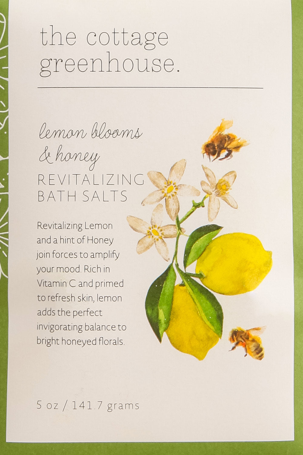Lemon Blooms & Honey Bath Salts | Maison garçonne close-up