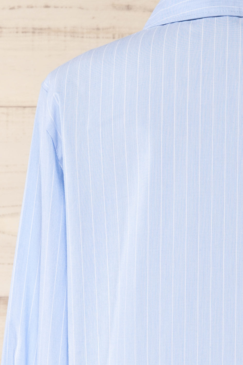 Flint Striped Button Up Cotton Shirt | La petite garçonne back